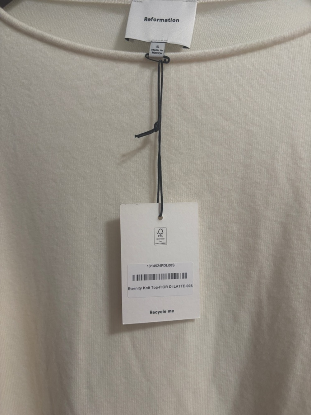 NWT - Reformation Eternity Knit Top - Picture 8 of 9
